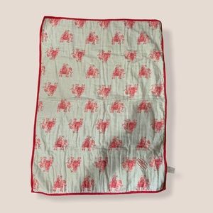 Lilly Pulitzer Elephant Bazaar Muslin Baby Blanket
